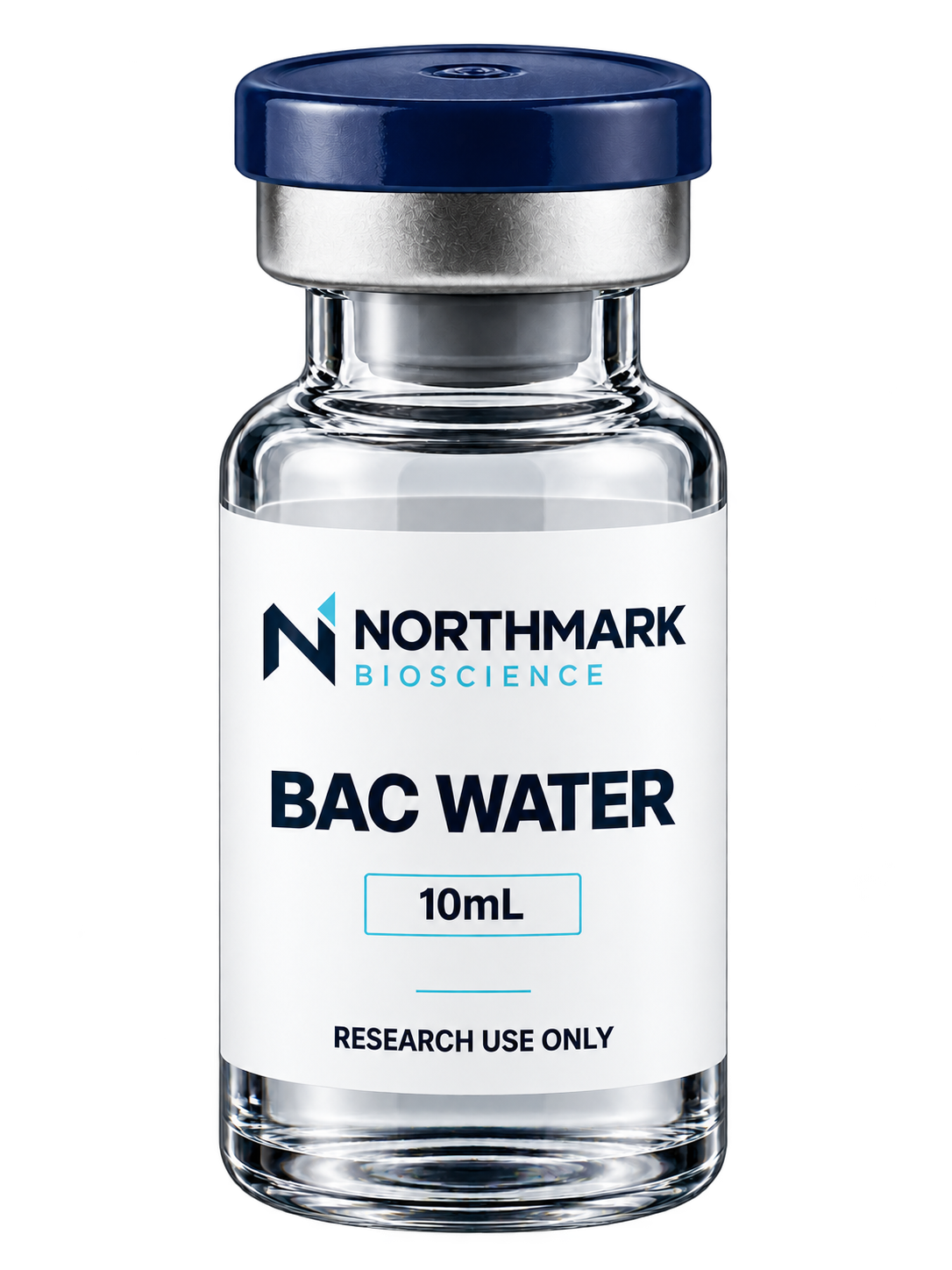 BAC Water 10mL 10mL research material vial
